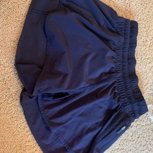 Navy lululemon shorts